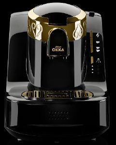 Arzum OKKA Turkish Coffee Maker, Black & Gold, OK-008