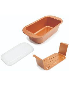 Copper Chef Loaf Pan, 3 Pcs Pack 9.5 Inch, 540-900119