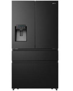 Gorenje Multi-Door French Bottom Freezer Refrigerator with Ice Crusher & Water Dispenser, 560 L, NRM9181FBI