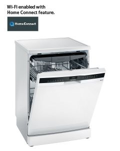 Siemens Home Connect Dishwasher, 6 Programmes, SN23HW26MM