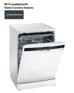 Siemens Home Connect Dishwasher, 7 Programmes, SN25HW27MM