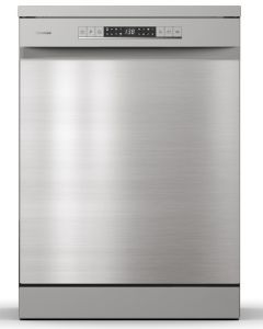 Hisense 13 Place settings Freestanding Dishwasher, 8 Programs, Inox, HS622E90X