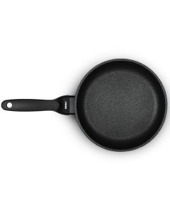 Risoli Frypan Black Plus with Black Handle, 24 cm, 00103BP/24PN