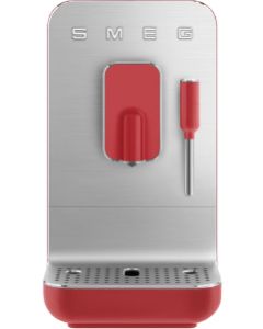 Smeg Bean to Cup Coffee Machine with Milk Frother, BCC02RDMUK