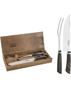 Tramontina 2 Pcs Carving Set with Wooden Box, 29899553