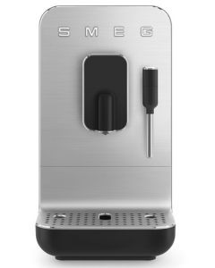 Smeg Bean to Cup Automatic Coffee Machine with Steam Wand , BCC12BLMUK