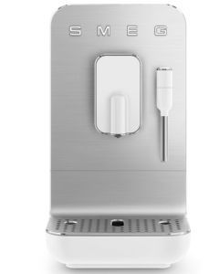 Smeg Bean to Cup Automatic Coffee Machine with Steam Wand , BCC12WHMUK