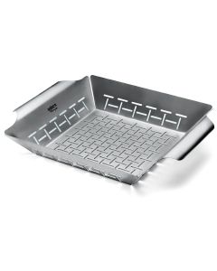 Weber Deluxe Grilling Basket, Built for Q 300/3000 and Larger Gas Grills, ACC_OTH 6434